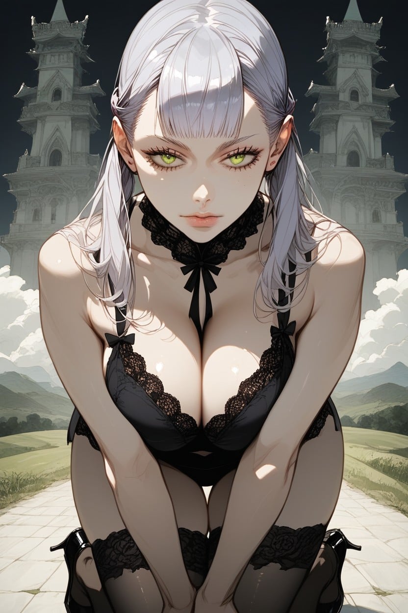 Primer Plano, Ultra-detailed, Expressive Eyes Hentai IA