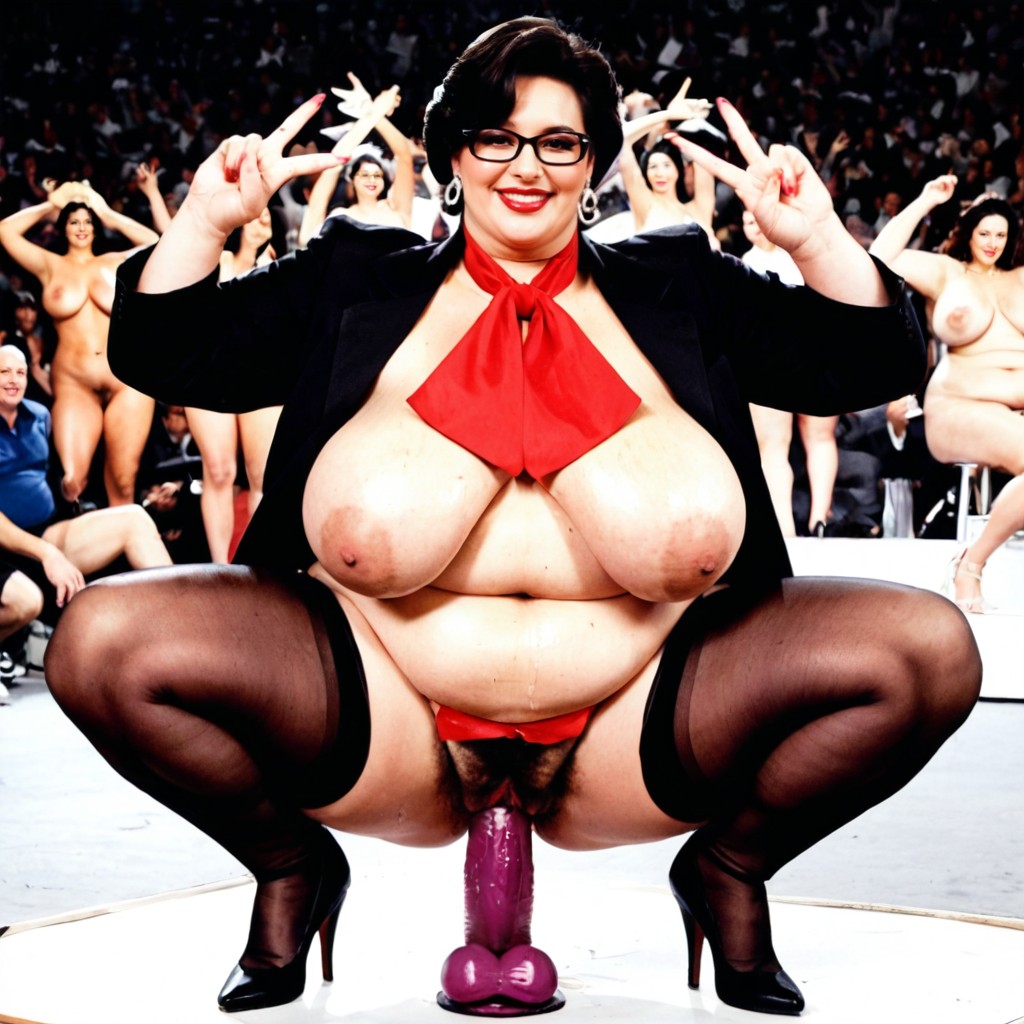 Female Mature Professor, Supermassive Gigantic Breasts, Japanese BBW AI Porn