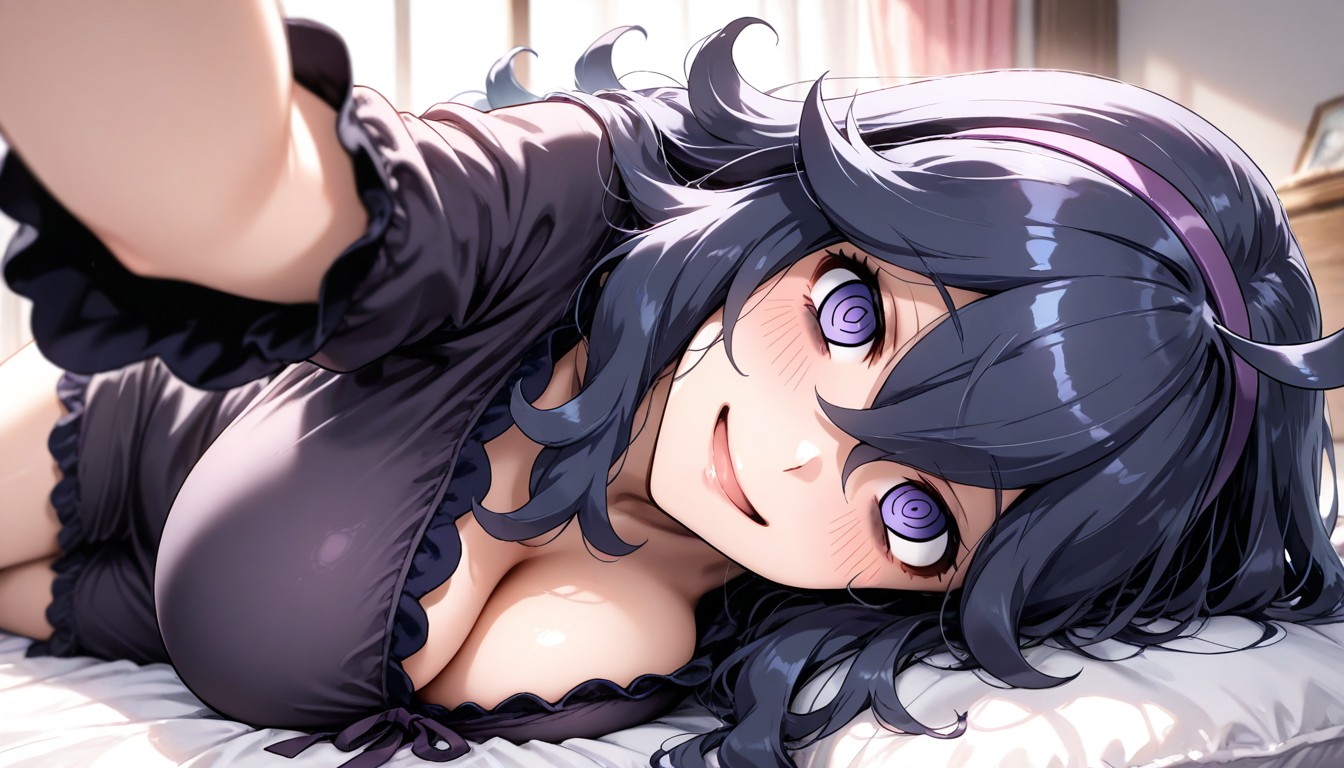 Breasts Only, Lying Sideways Together, Reaching Out Hentai IA