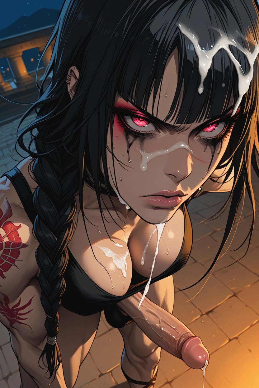 Manic Expression, Rounded Breast, Horny Hentai AI Porn