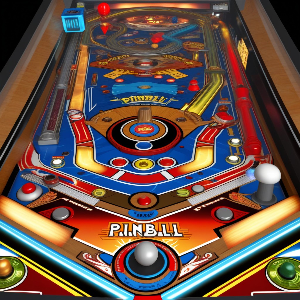 Pinball Game Art Style, Classic Pinball Video Game, 25+ AI Porn