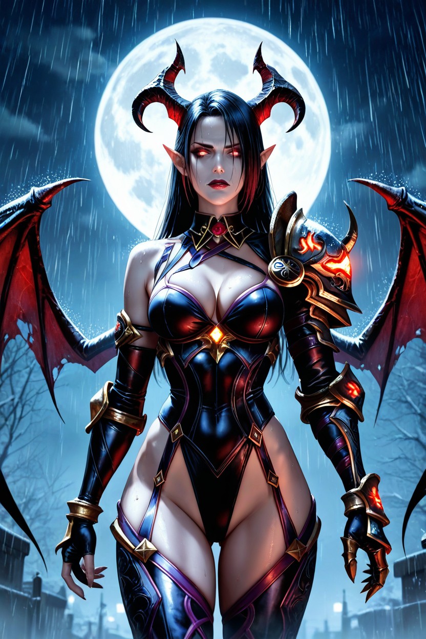 Pale Moonlight, Pale Skin, Cold Light AI Porn