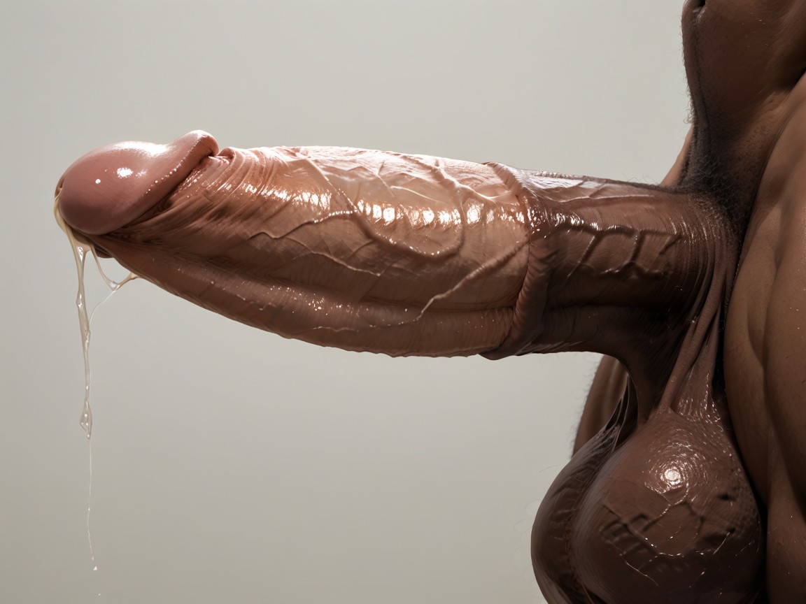 Girthy Penis, Gigantic Glans, Glans Porno IA Gay