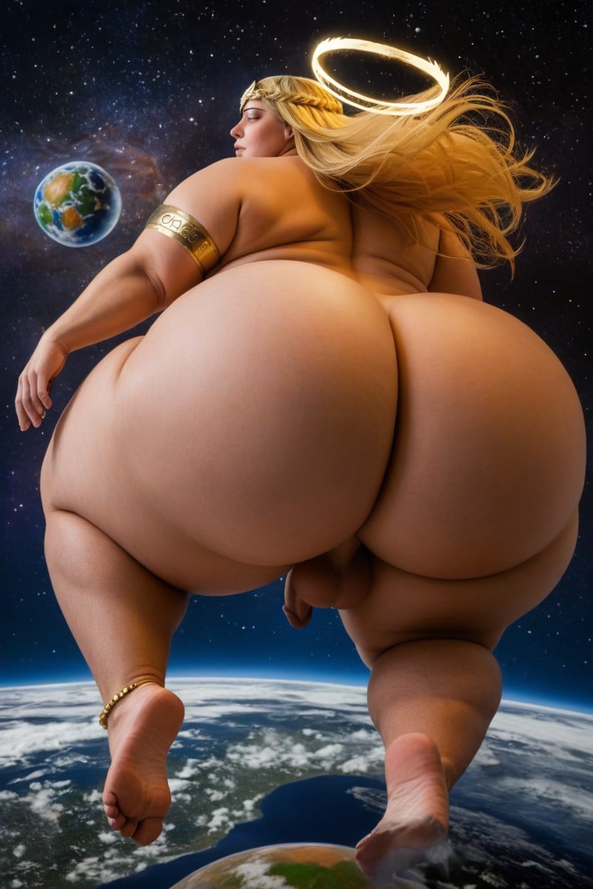 Miquella From Elden Ring, Floating In Space, Planet Inside Ass Porno IA Gay