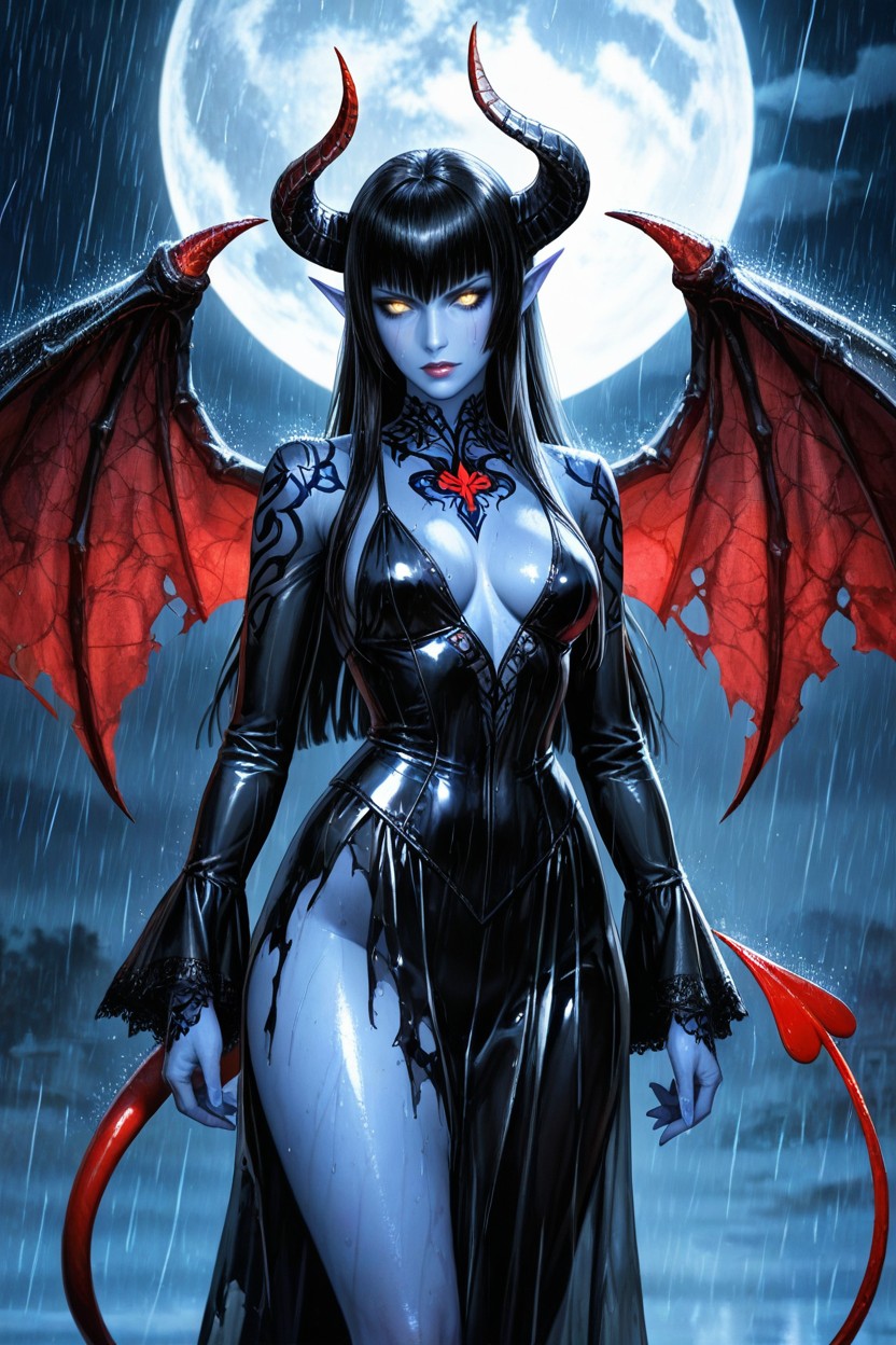 Full Moon, Elf Ears, Lean Body AI Porn