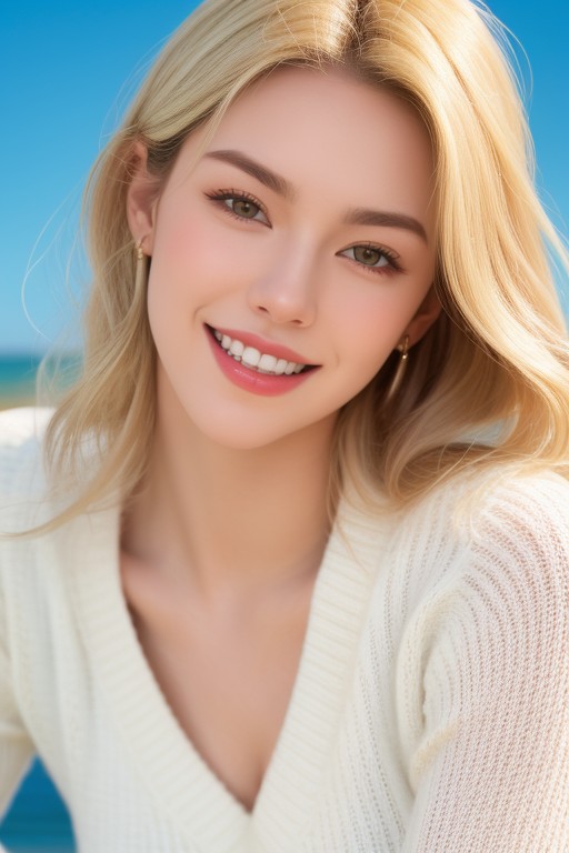 Huge Boobs, Gapped Teeth, Very Lean Body AI Porn