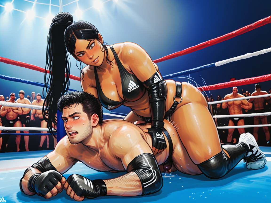 Elbow Pads, Mma Gloves, Anal AI Porn