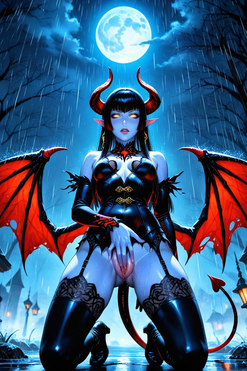 25+, Rolling Eyes, Pale Moonlight AI Porn