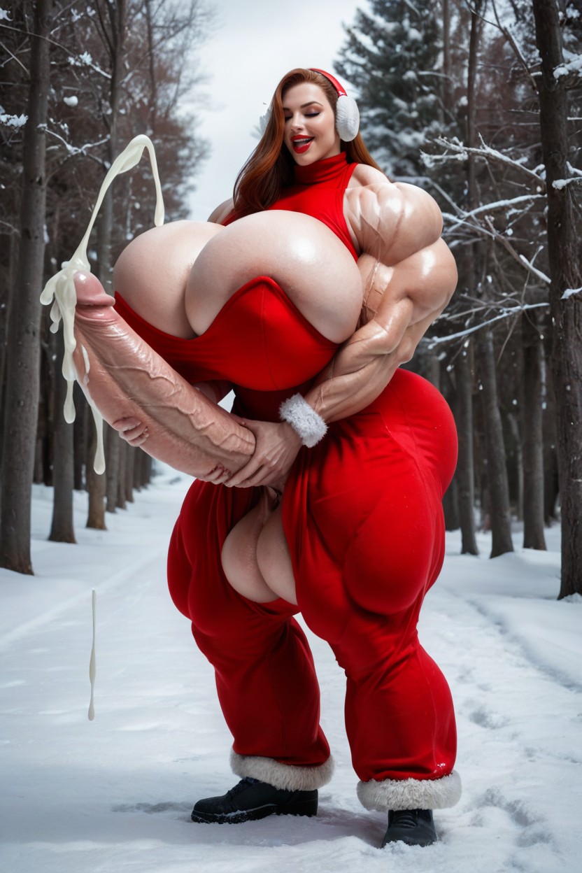 18+, Extrêmement Musclé, Vagina Porno IA transsexuelle