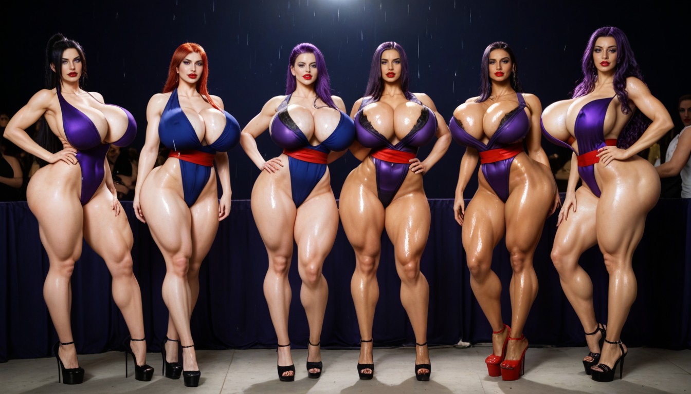 Heterochromia, Snatched Waist, Colossal Breast AI Porn