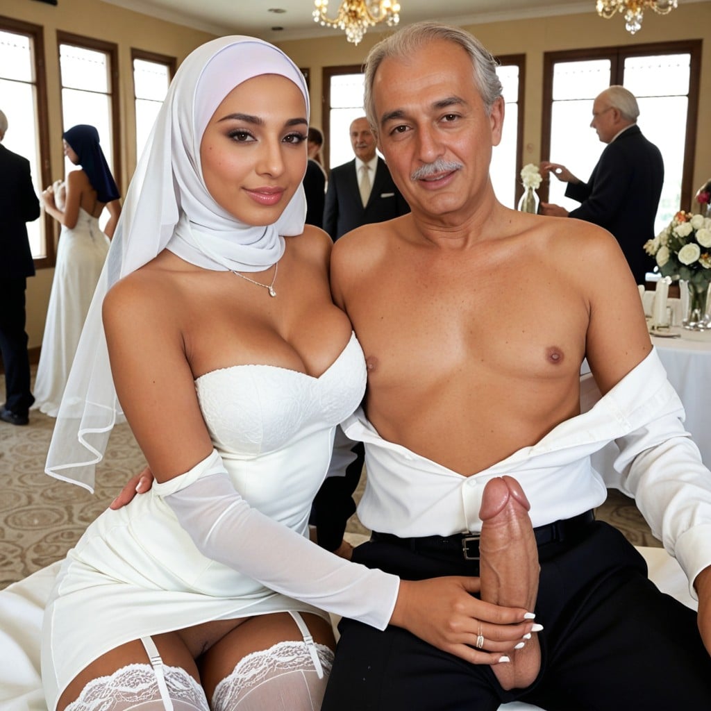 Wedding, Wearing Hijab, 18+ AI Porn