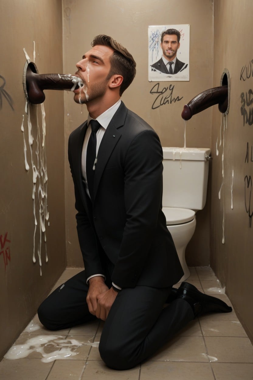 Drooling Mouth, All Wet With Cum, Cum In Mouth Porno IA Gay