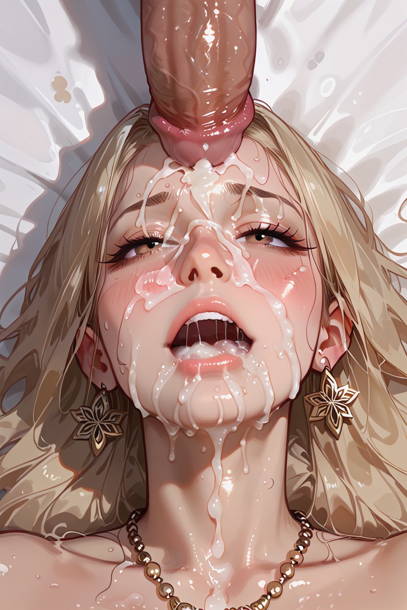 Orgasm, Female Is Exhausted And Happy, Cock Still Cumming Hentai AI Porn