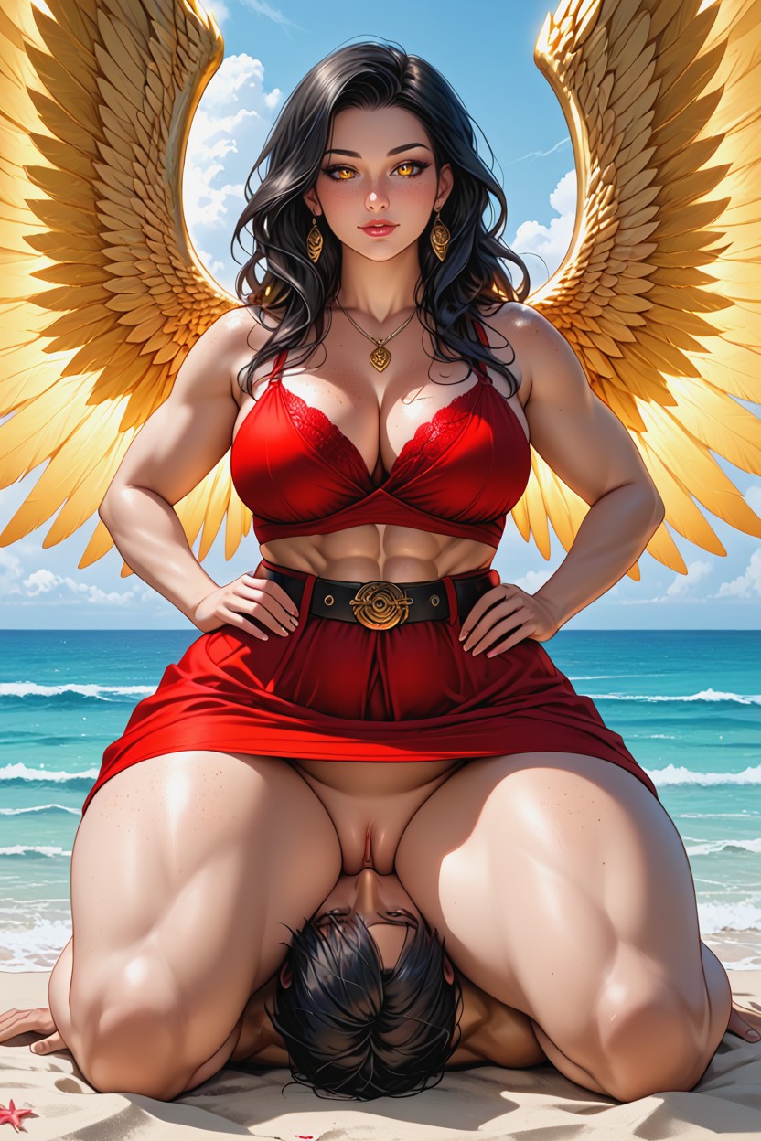 Thick Thighs, Loose Hair, Hyper Hips AI Porn