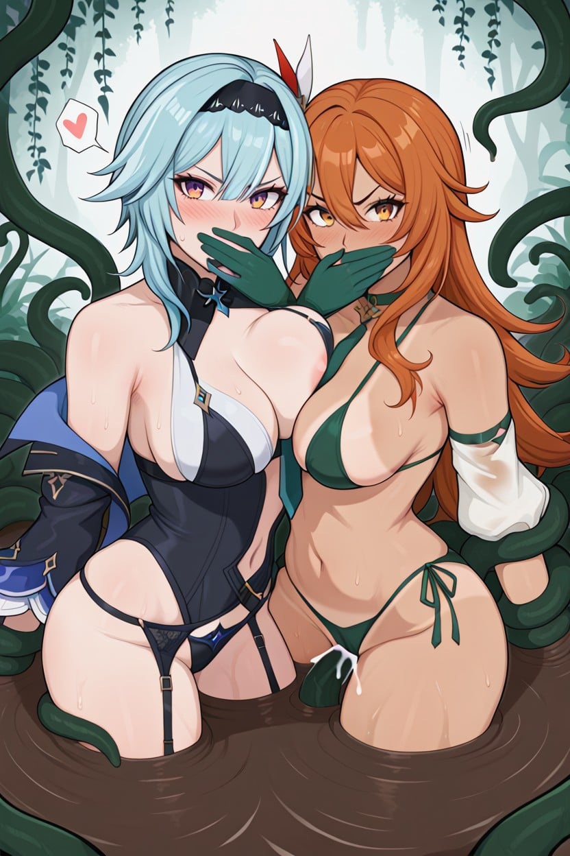 Embarrassed , Horny, Tie Hentai AI Porn