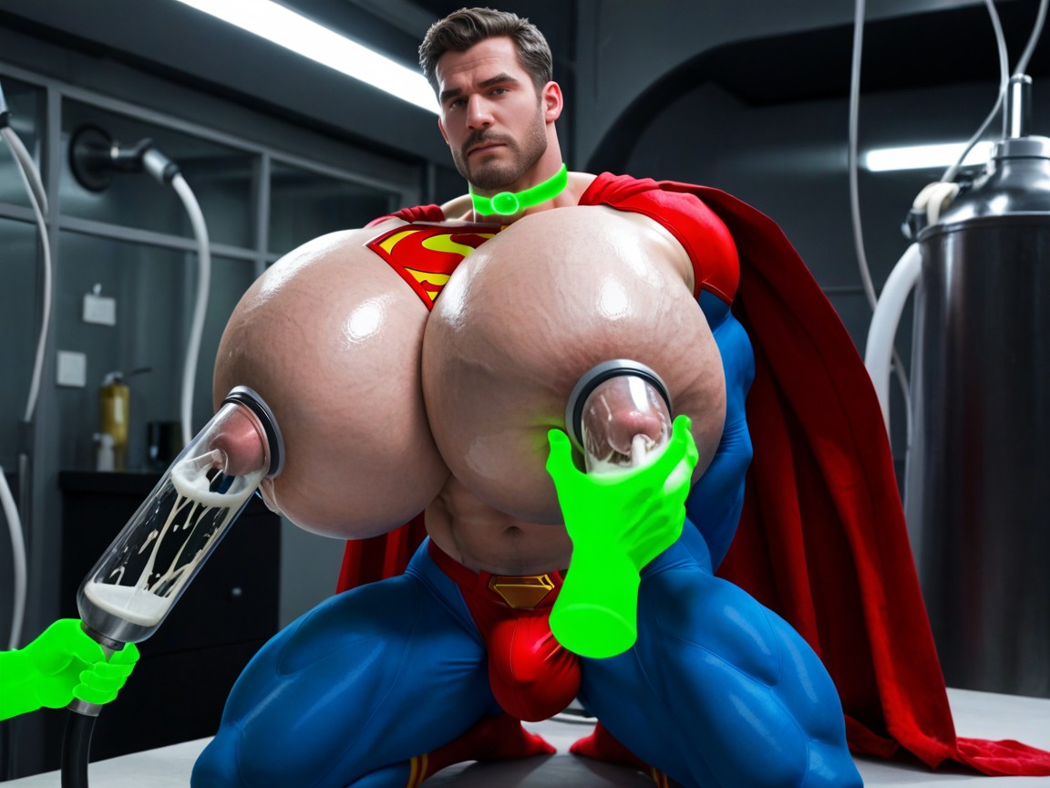 Erect Gigantic Penis, Superman Angry Expression, Nuit Porno IA Gay