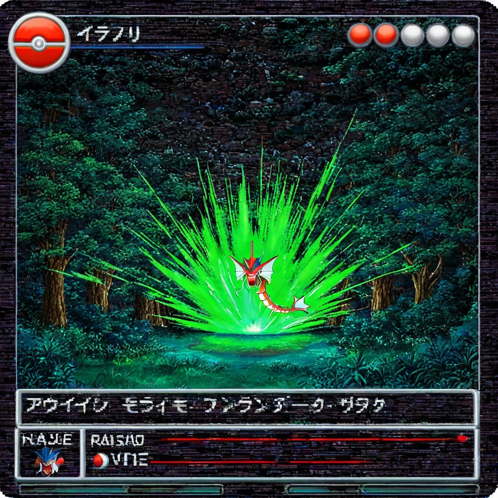Pokemon Red Battle Interface Screen, Pokemon Red Game Art Style, Pokemon Red Battle Interface View AI Porn