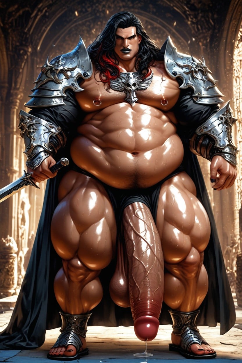 Gants D'armure, Wide Hips, Bbm Porno IA Gay