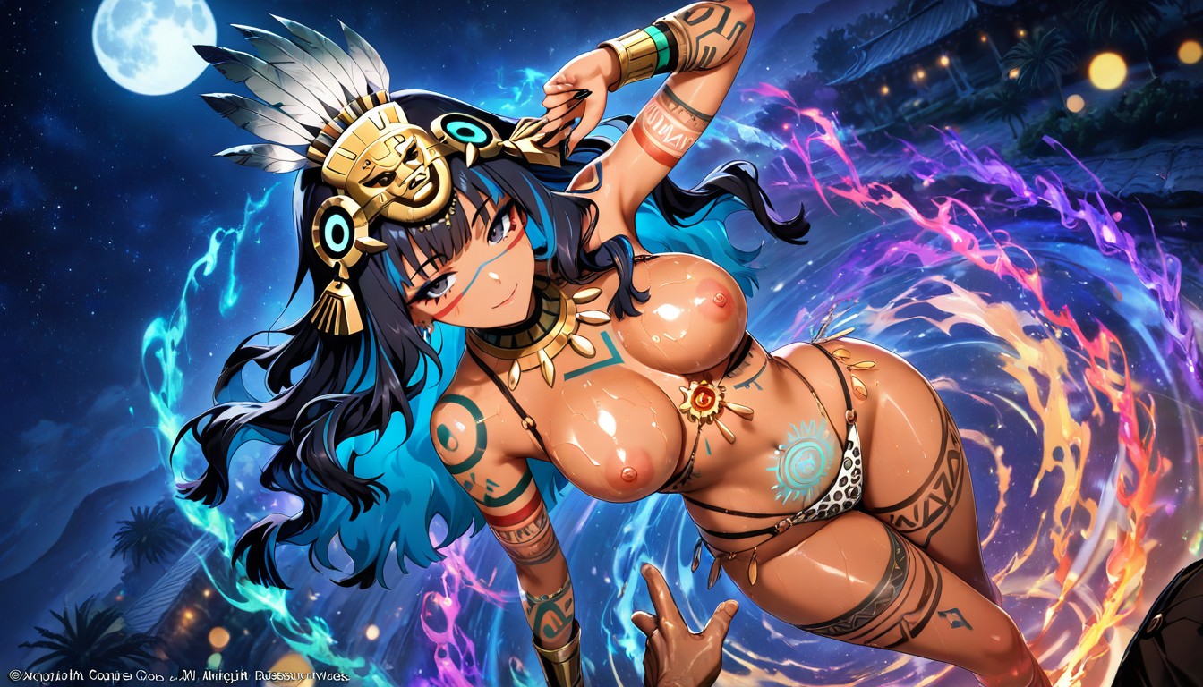 Peak On Temple, Long Nails, High Detail Hentai AI Porn