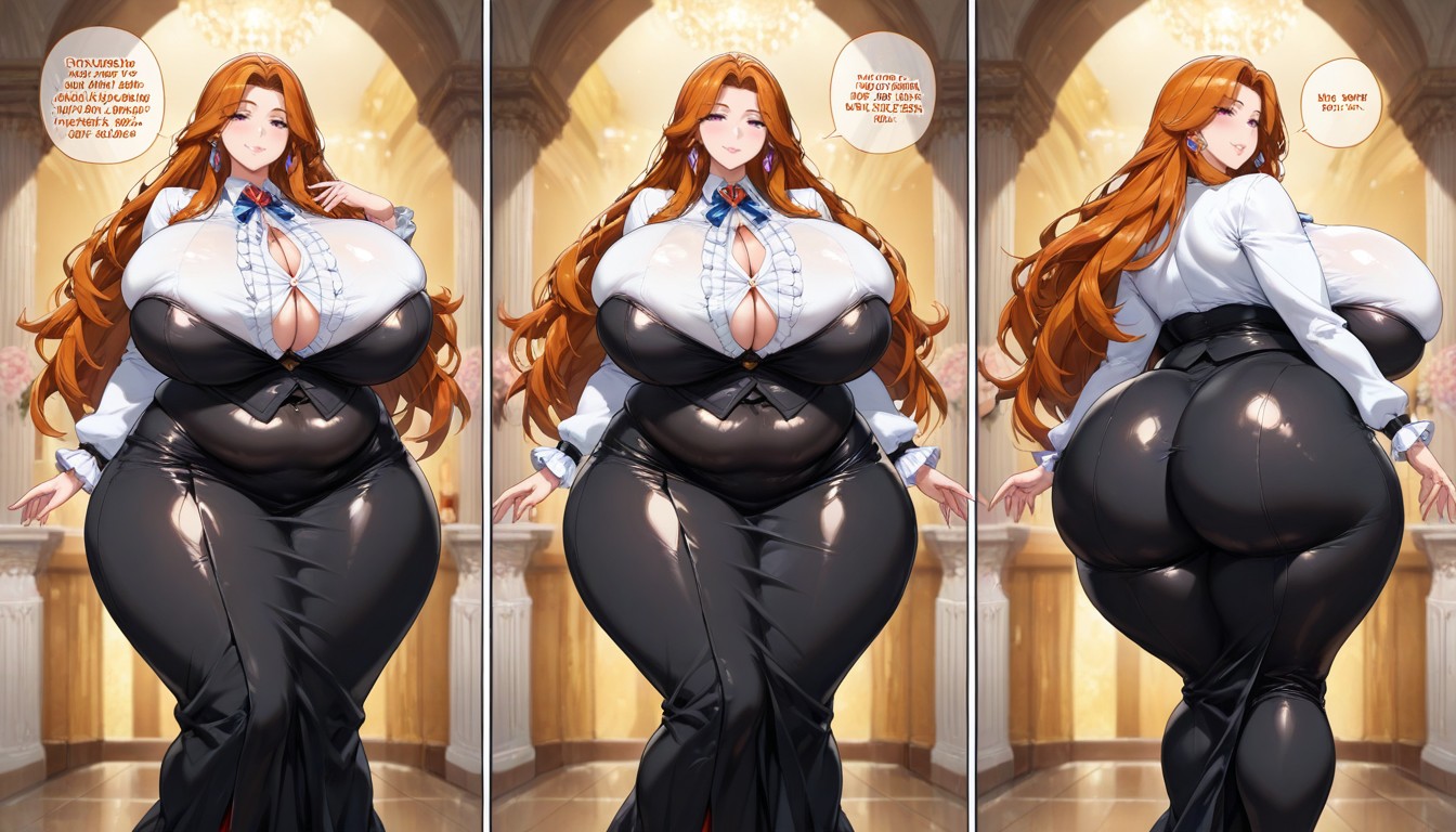 The Most Mega Ultra Hyper Enlarging Ultra Fat Boobs Expansion, Thick Thighs, Multiple Views Hentai AI Porn