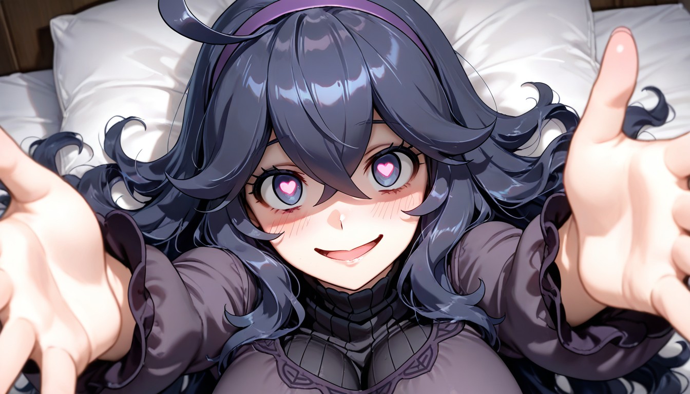 Both Two Breasts Are The Same Size, Heart Eyes, Cute Hentai AI Porn