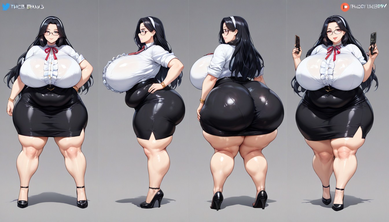 18+, She Gains Massive Amounts Of Weight On Purpose To Enlarge Her Ultra Ultra Mega Hyper Fat Sexy Body, Ssbbw Hentai AI Porn