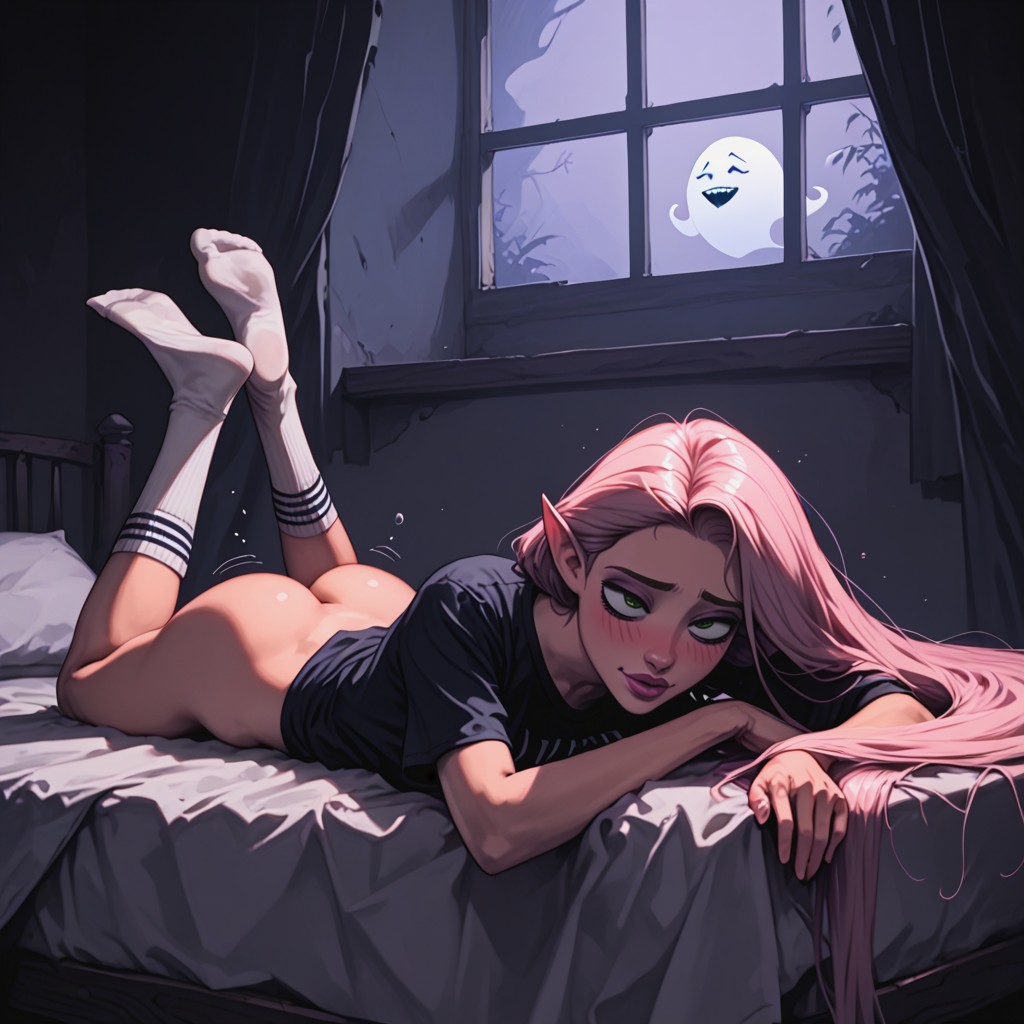 Big Lips, Bedroom, Eyelashes Hentai AI Porn