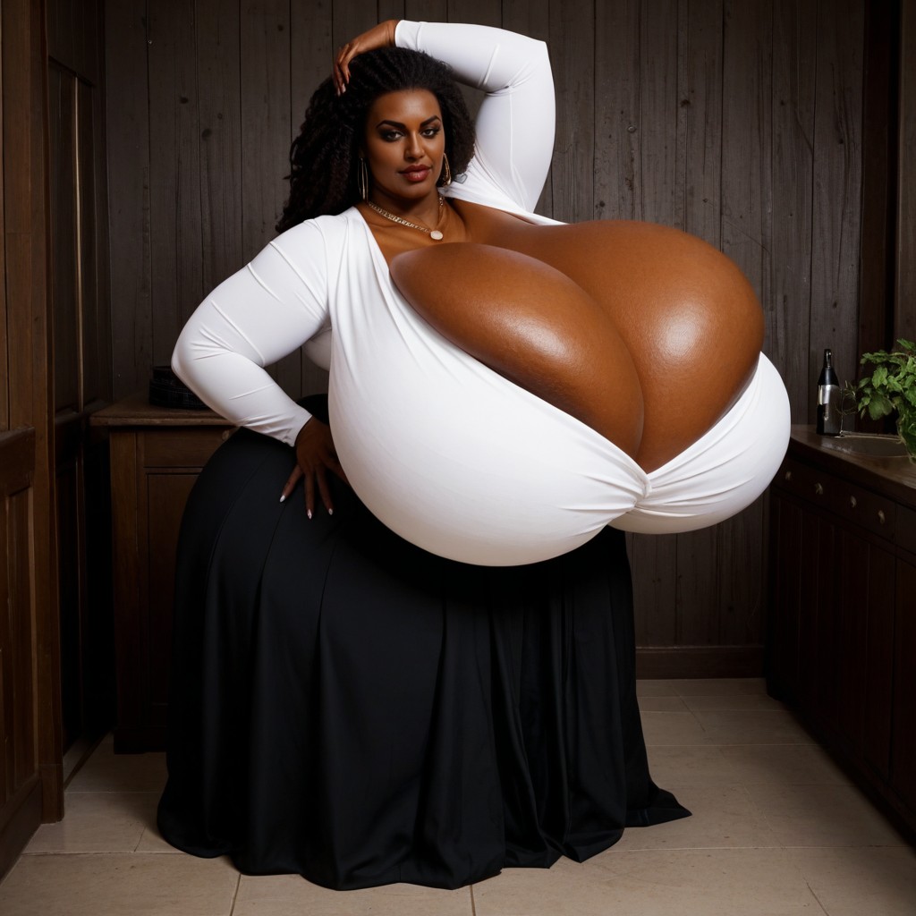 Medieval, Ssbbw, Side View AI Porn