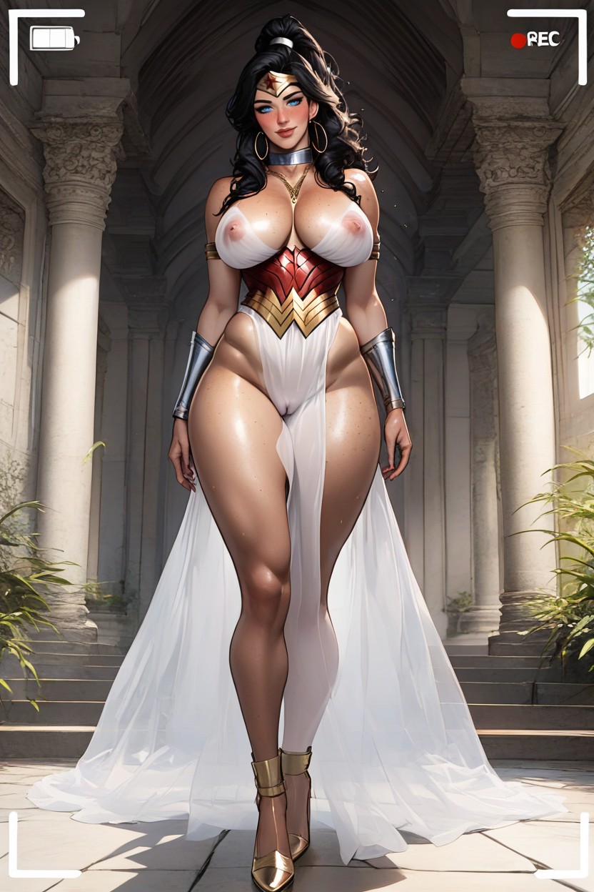 Busty, Model, Thick Thigs AI Porn