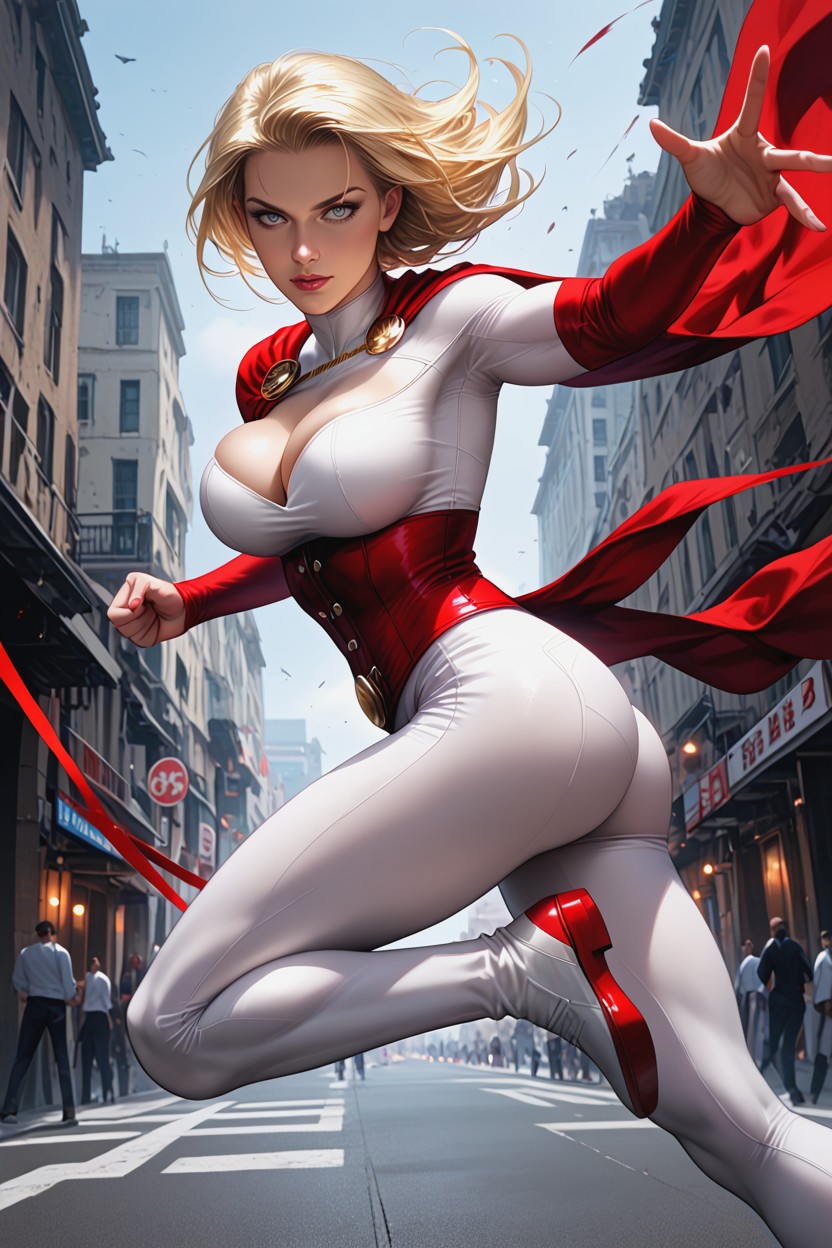 High Kick, Bouncing Boobs, Bright Eyes Hentai IA