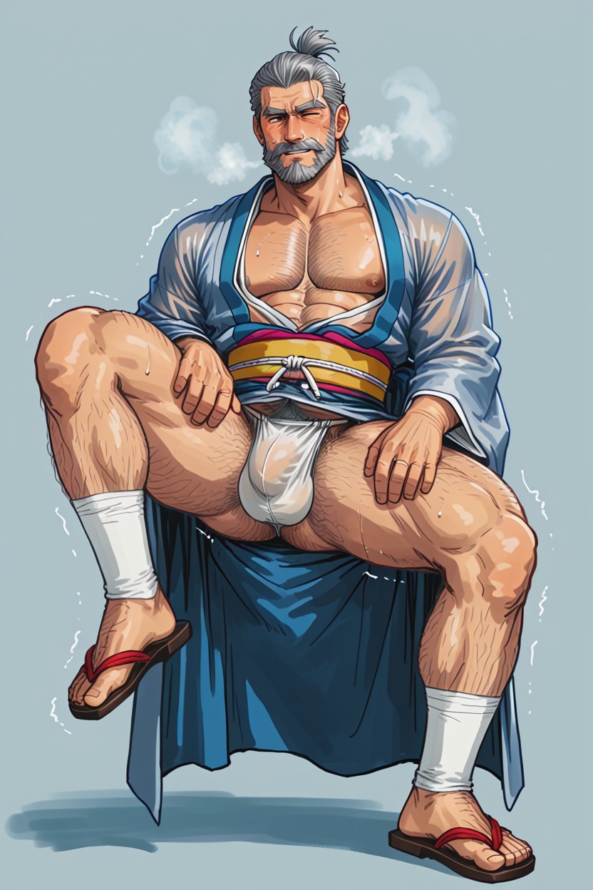 Big Breast, Spread Legs, Dilf AI Gay Porn
