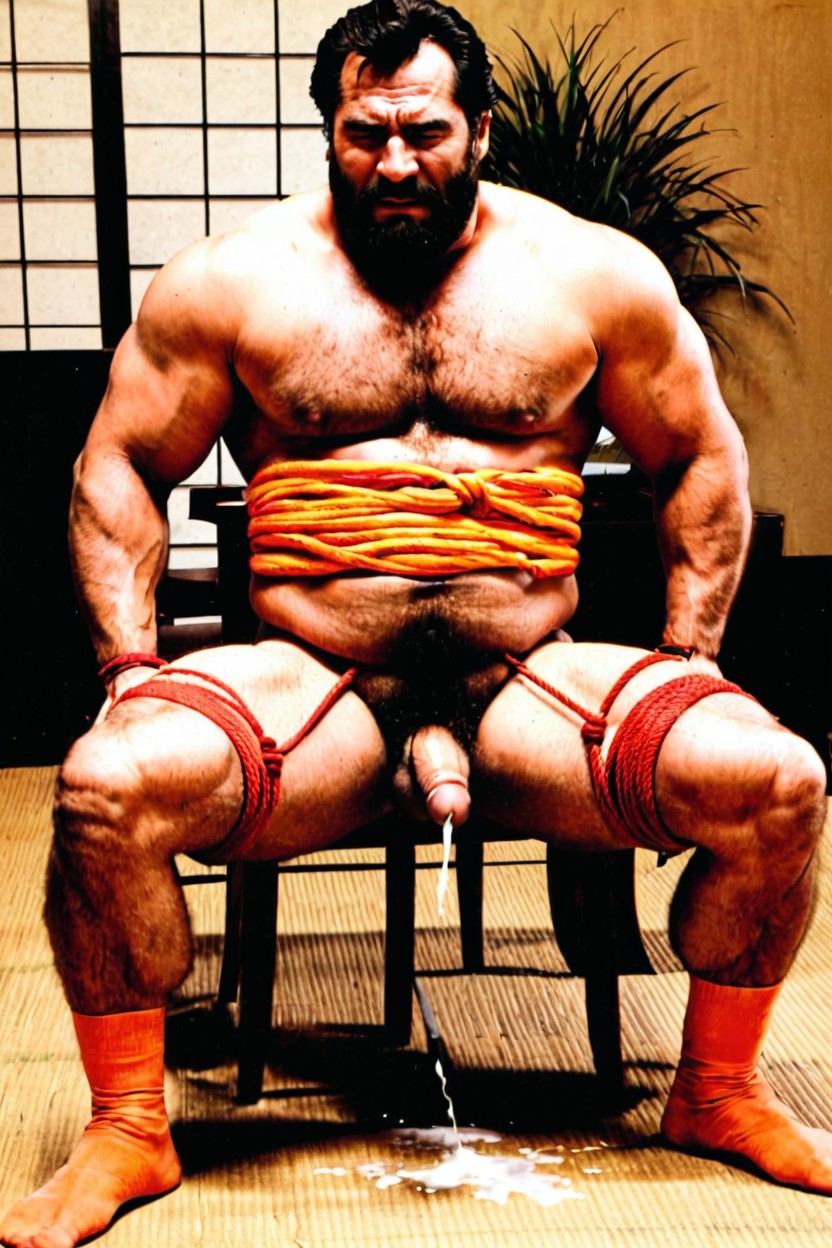 A Muscular Body, Body Hair, A Handsome Man Porno gay IA