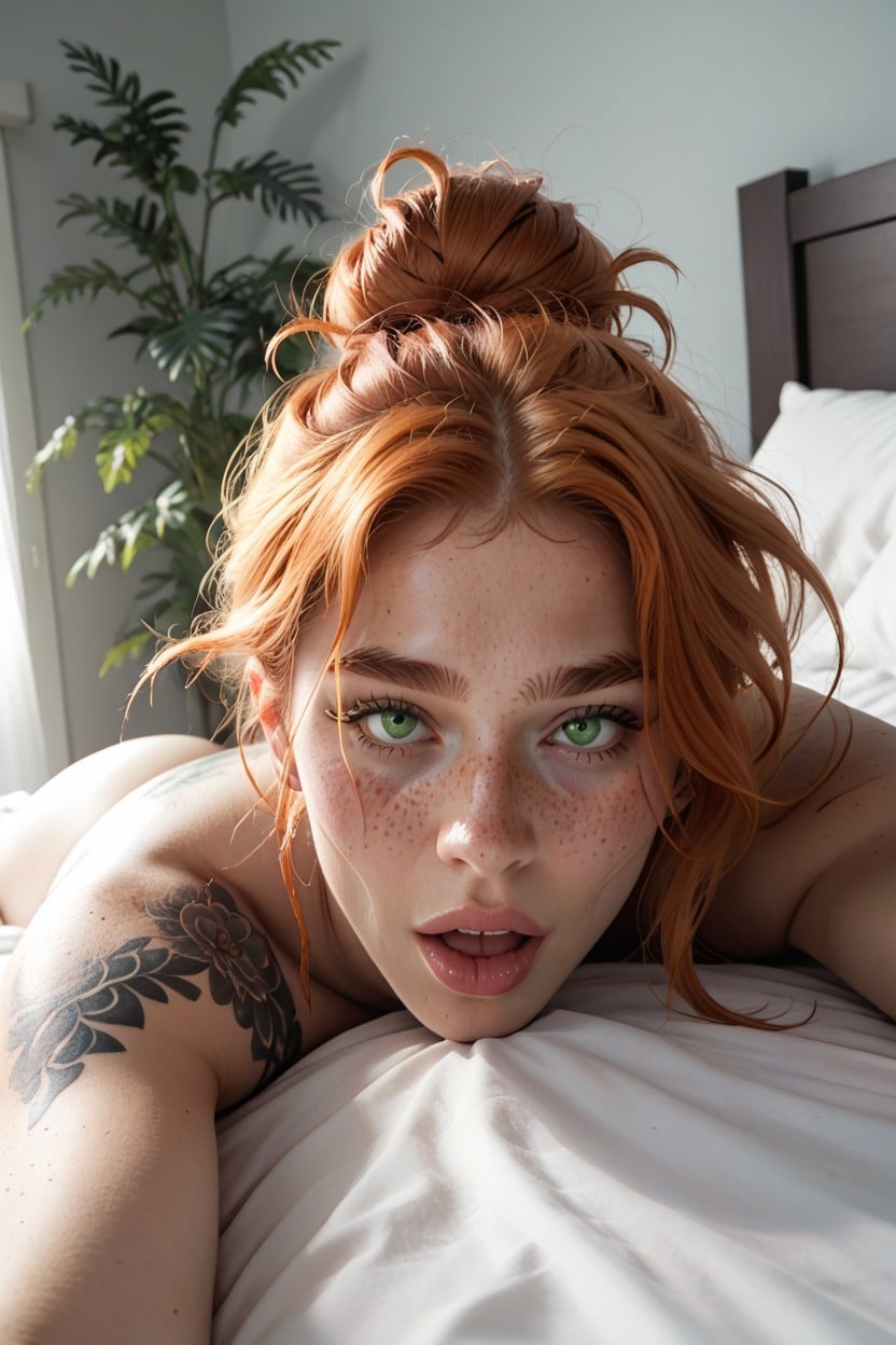 Ahegao Woman, Film Grain, Night AI Porn