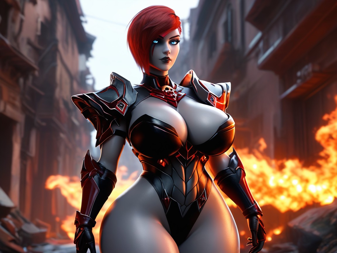 Huge Breasts, Art Of Ravenomega, 25+ AI Porn