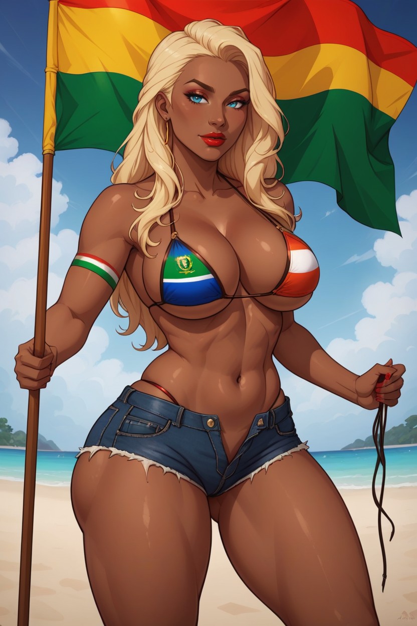 Ultra Detailed, Africa, Bikini Bra AI Porn