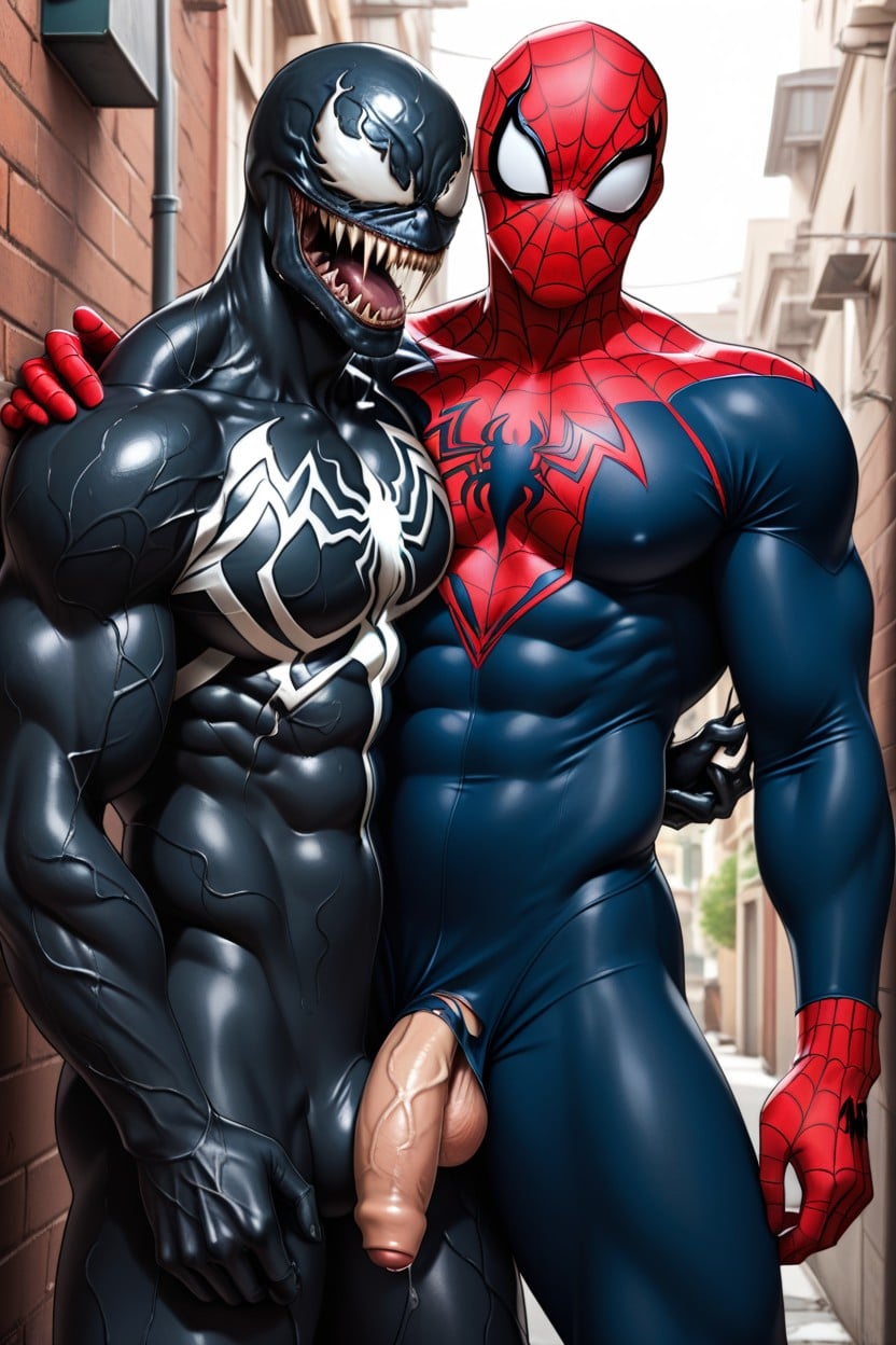 25+, Spiderman And Venom, Foreskin AI同性戀黃片