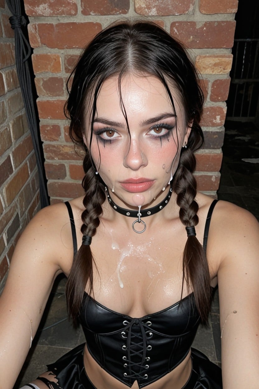 The Face, Dungeon, Extreme Detail In Eyes AI Porn