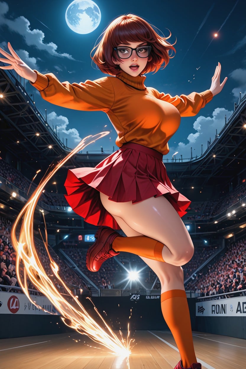 Hyperrealistic, Perfect Anatomy, Black-framed Glasses Hentai AI Porn