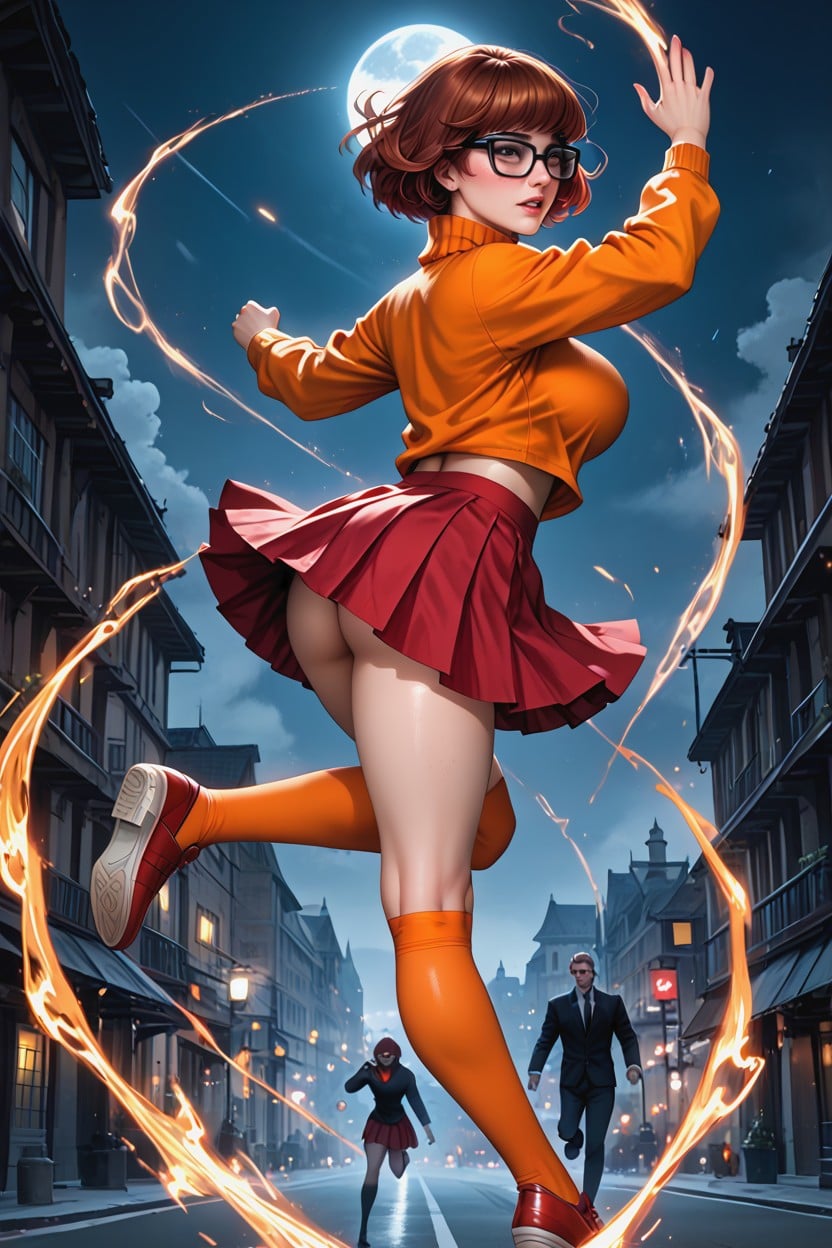 Embarrassed, Sexy Legs, Best Detailed Hair Hentai AI Porn