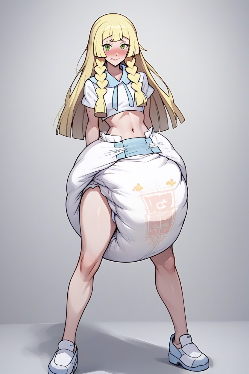 Standing, Puffy Lips, Lillie Face AI Porn