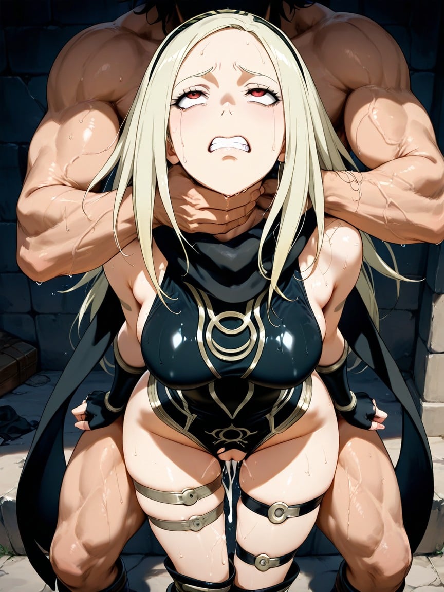 Rough Sex, Black Boots, Anime Cel Shaded Style Hentai IA