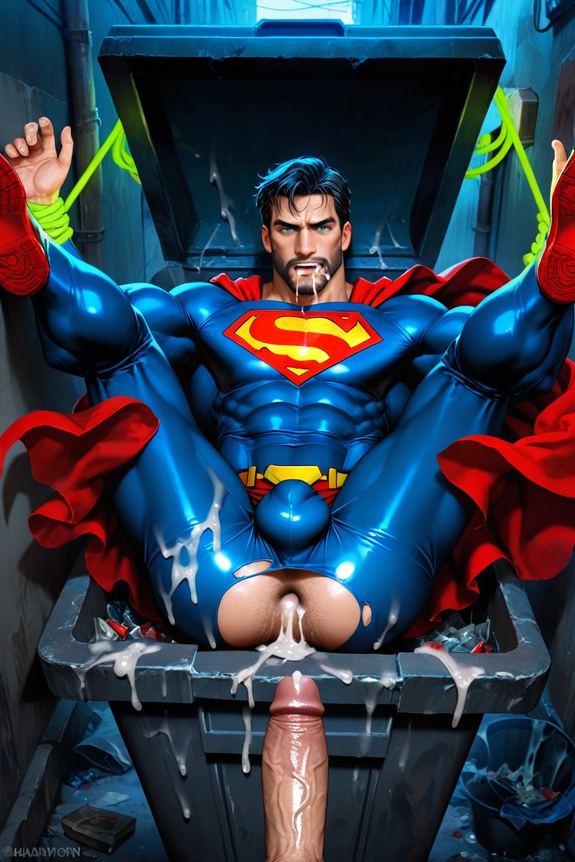 Realistic, Superman, Mouth Open Porno IA Gay