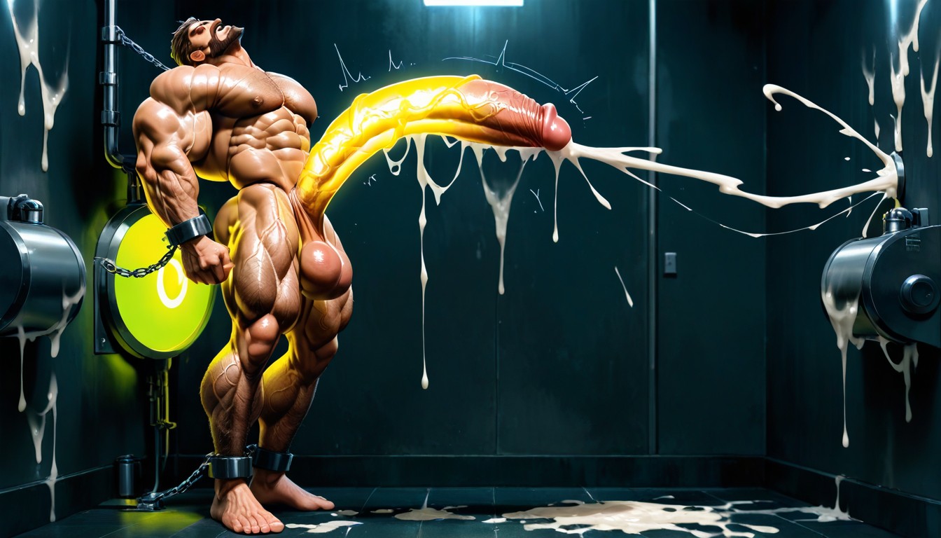 Thrusting Hips, Hyper Penis, Glowing Metal Cock Rings Porno gay IA