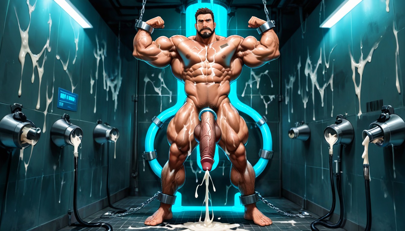 Angled Perspective, Cum On Legs, Hyper Balls AI Gay Porn