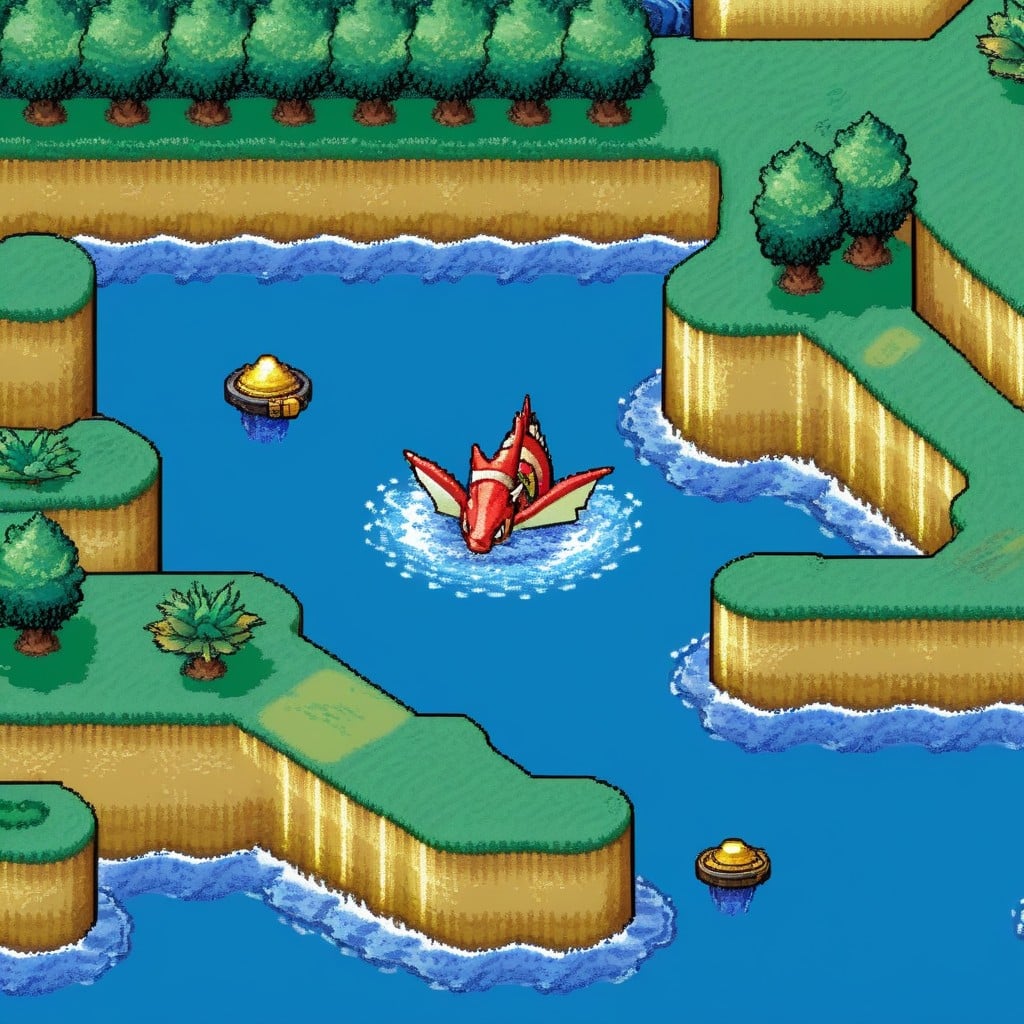 Cosplay, Classic Game Artstyle, Pokemon Gold Eight-bit Pixel Art AI Porn