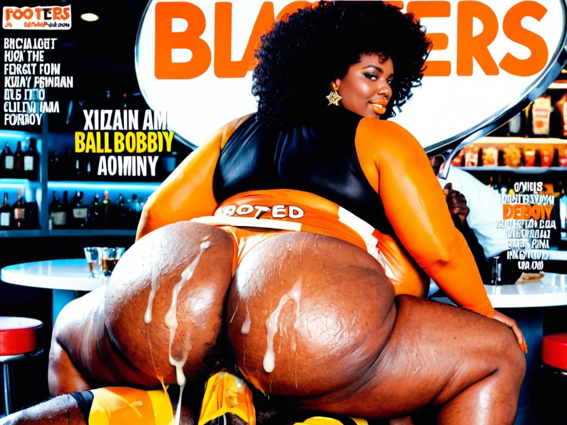 African Ssbbw, Ebony Saggy Boobs, Hairy Asshole Ebony AI Porn