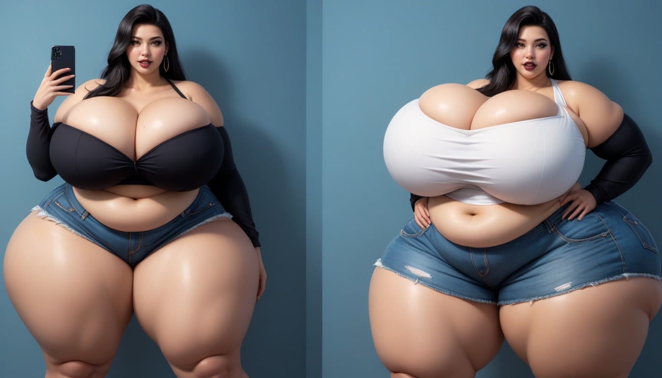 Breast Expansion, 18+, The Most Perfect Face BBW AI Porn
