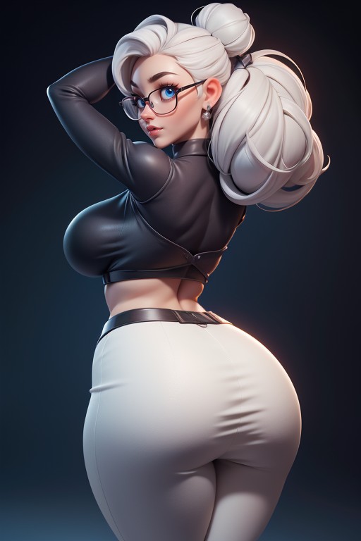 Big And Very Wide Curvy Hips, Large Thick And Curvy, Correct Body Proportions Hentai AI Porn
