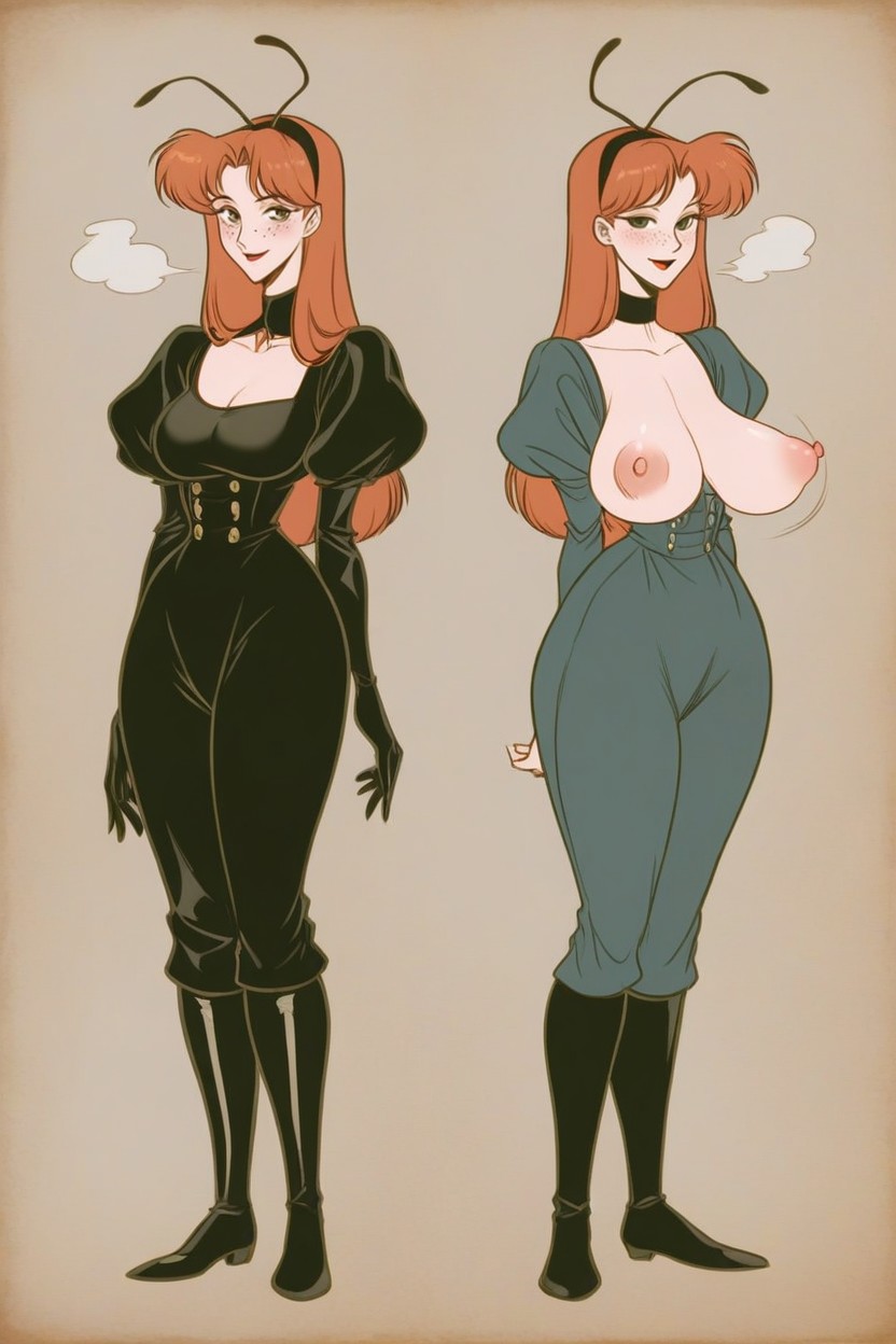 From Side, Overused Breast, Sagging Breast AI Porn