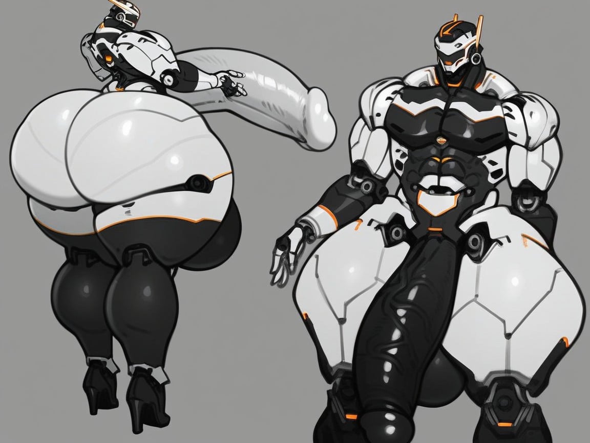 Giant Ass, Robot, Robot Porno IA Gay